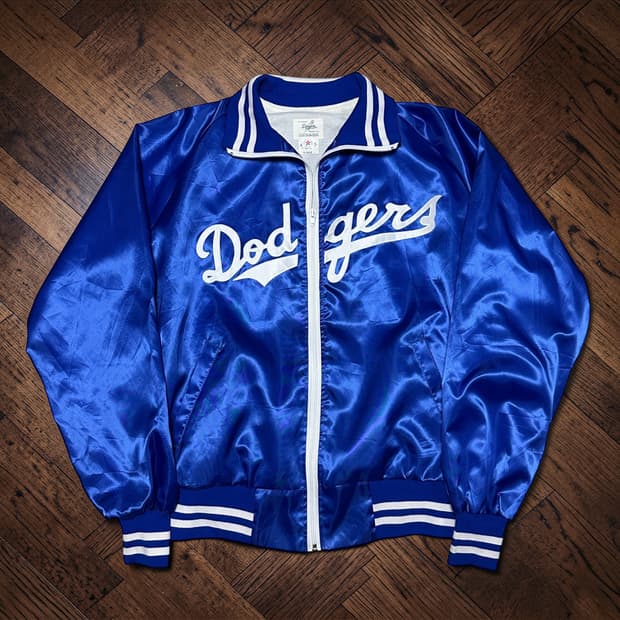 90s LA다저스 오피셜 새틴 트랙자켓