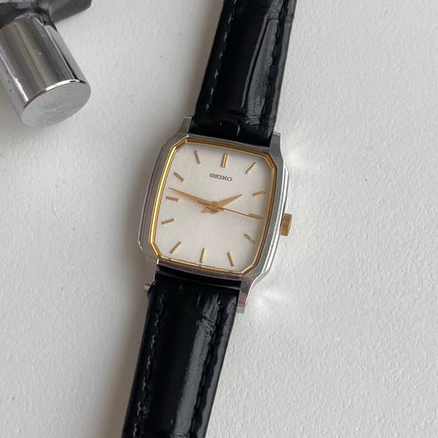 Seiko 세이코 스퀘어 쿼츠 레이디스