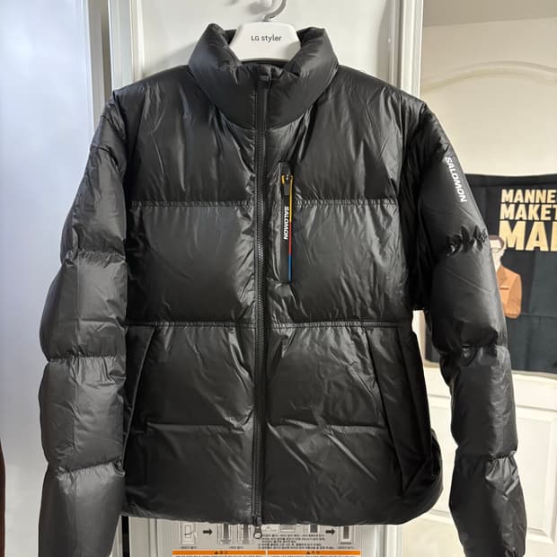 살로몬 컨투어 크롭 패딩