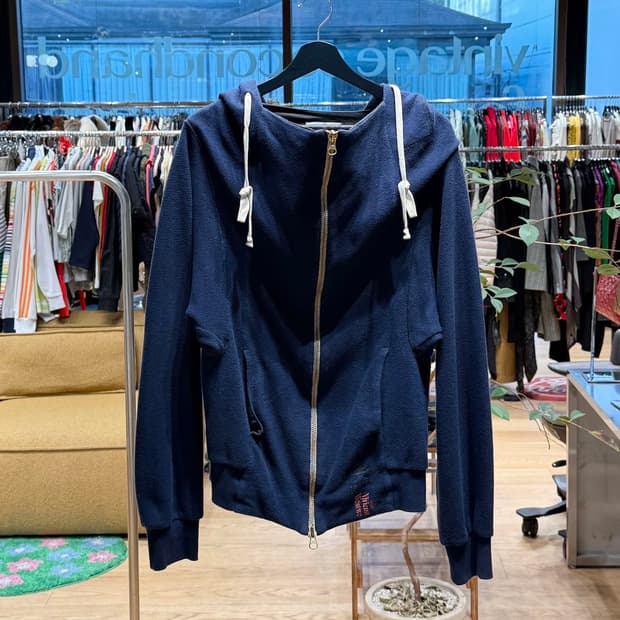 비비안 웨스트우드 맨 네이비 투웨이 후드집업 