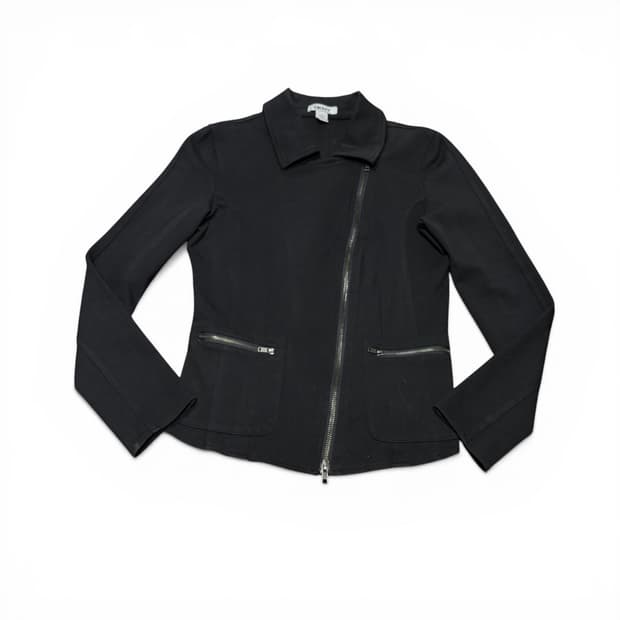 2 우먼S DKNY 블랙 사선지퍼 투웨이 자켓