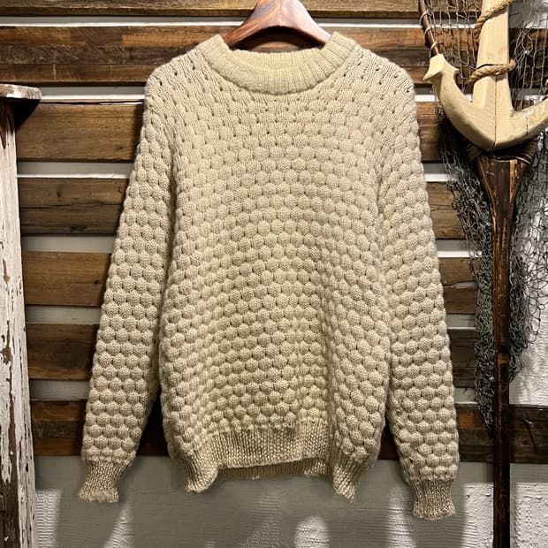 [L]80's Made in U.K 퓨어 울 니트