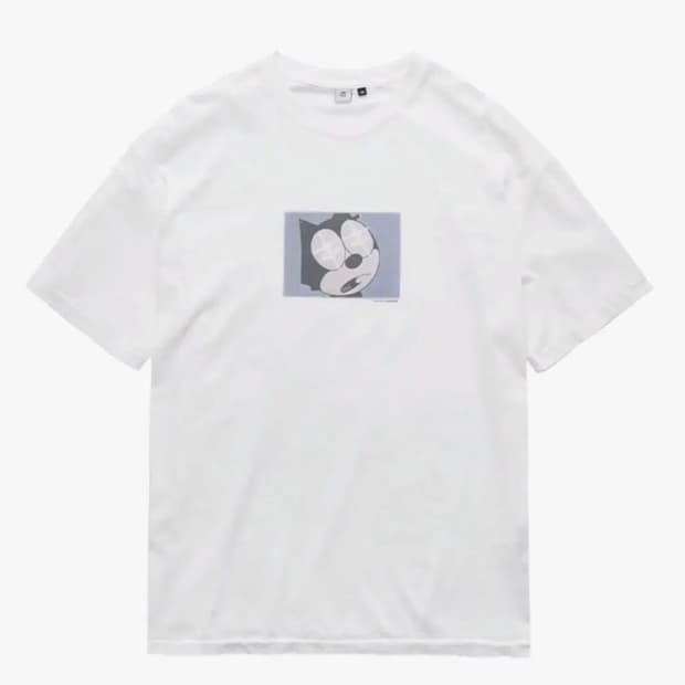 폴리테루 캐피탈 반팔 티셔츠 화이트