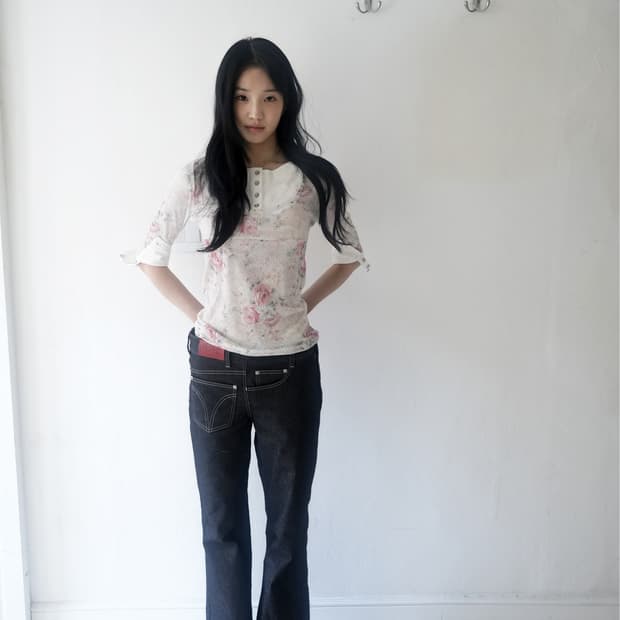 인앤양인하모니 flip denim black 플립 데님