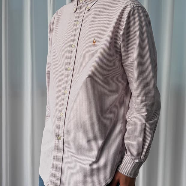 [M]폴로 랄프로렌 클래식핏 스트라이프 옥스포드 셔츠