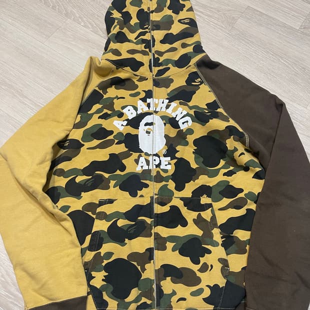 베이프 후드집업