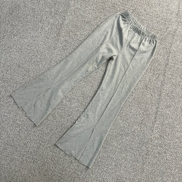 실측 빈티지 여성 밴딩 부츠컷 트레이닝팬츠 0504J
