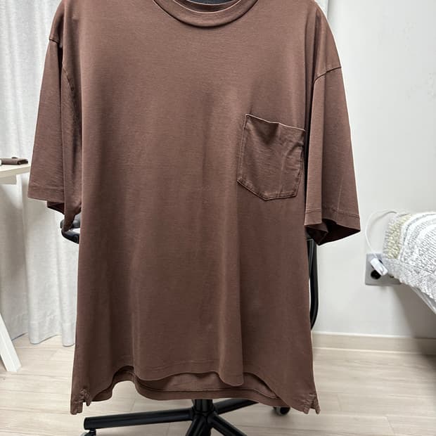 handvaerk 핸드베르크 포켓 반팔 티셔츠 브라운 M