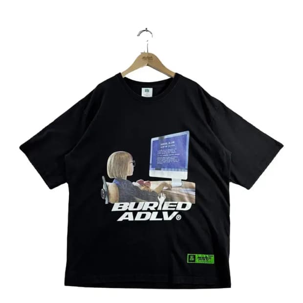 [ BURIED ALIVE X ADLV ]  반팔 티 SIZE: 1