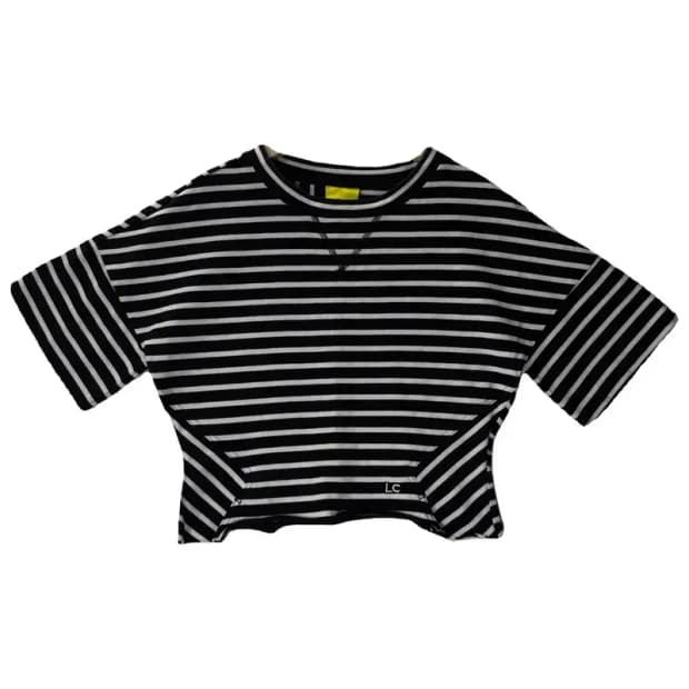 럭키 슈에뜨 반팔 크롭티 [ SIZE: XS ]