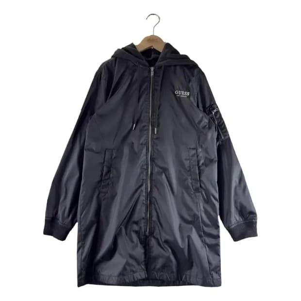 [ GUESS ] 게스 롱 후드 집업 [ SIZE: S ]