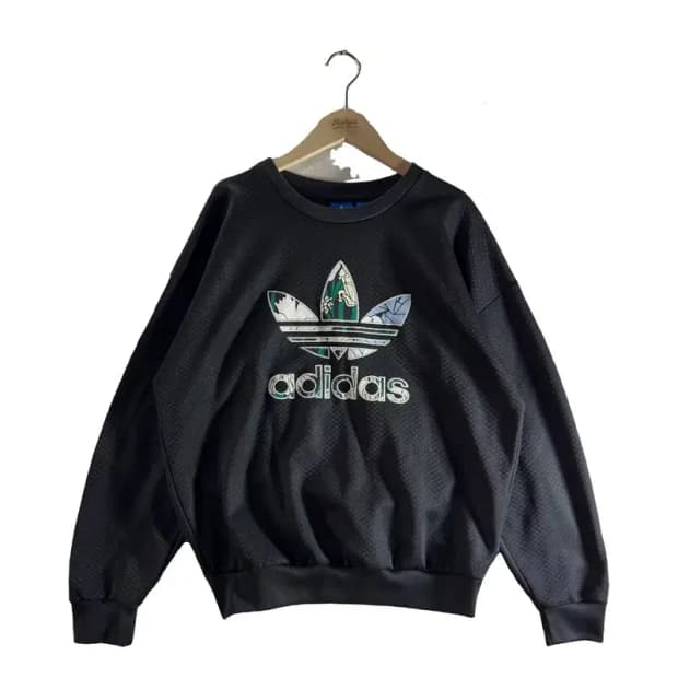 [ ADIDAS ] 아디다스 플라워 프린팅 맨투맨 [ SIZE: 95 ]