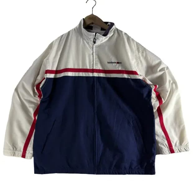 [ REEBOK ] 리복 배색 바람막이 [ SIZE: L ]