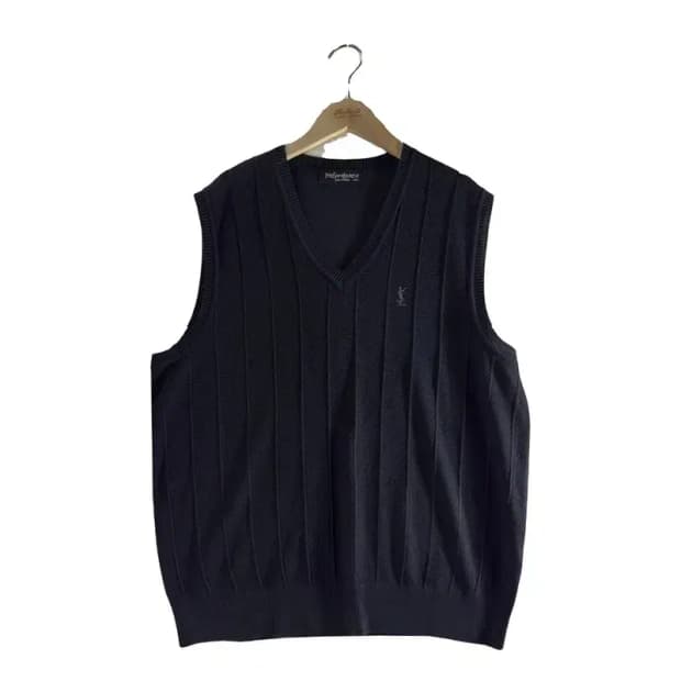 1372 [ YSL ] 라이센스 입생 니트 조끼 [ SIZE: 100 ]