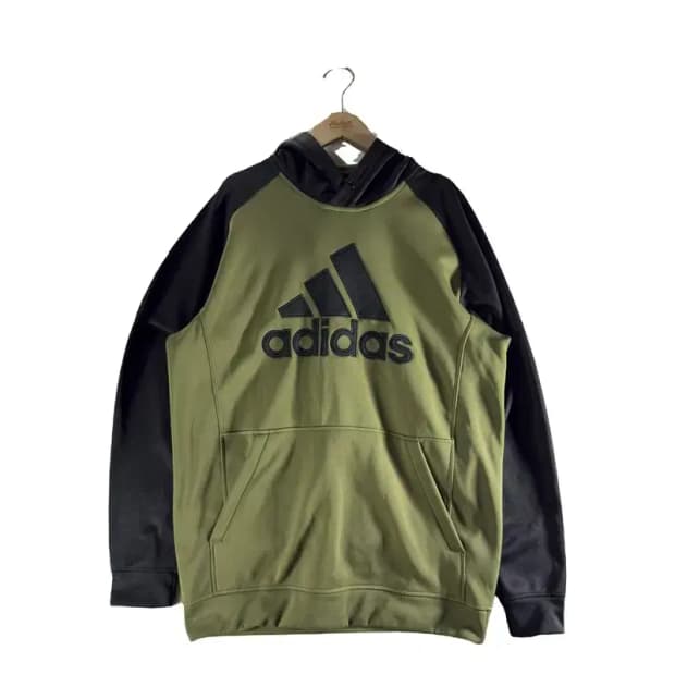 1439 [ ADIDAS ] 아디다스 배색  후드티 [ SIZE: L ]