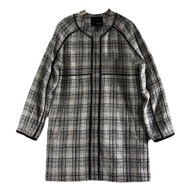 1433 새상품 미쏘 롱 트위드 자켓  [ SIZE: S ]
