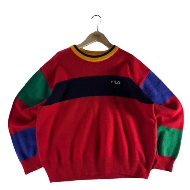 A1504 [ FILA ] 올드 휠라 니트 [ SIZE: 105 ]