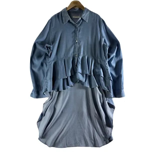 A1502 [ ZARA ] 자라 셔링 블라우스 [ SIZE: L ]