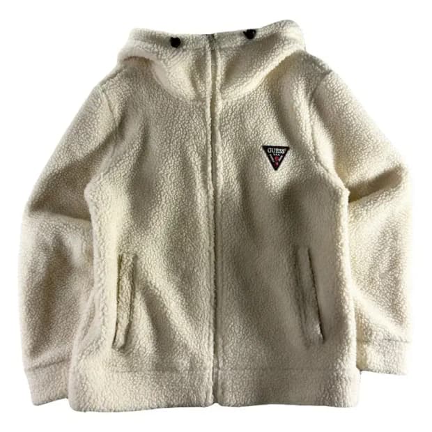 A1800 [ GUESS ] 게스 양털 후리스 [ SIZE: S ]