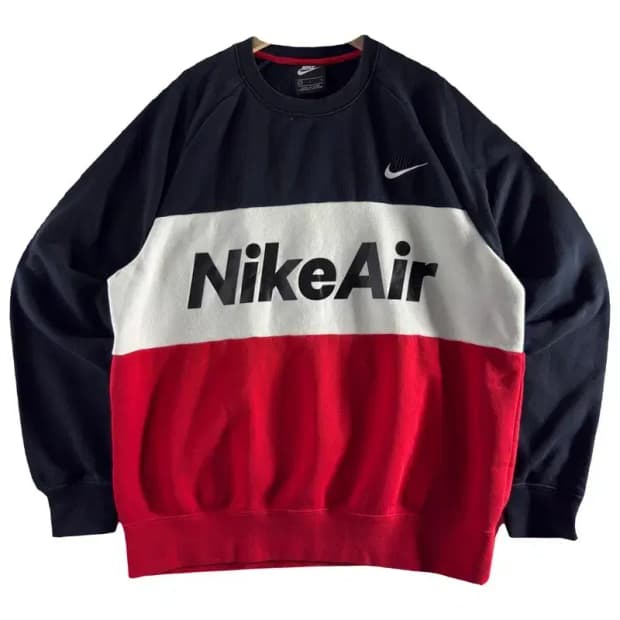 A1810 [ NIKE ] 나이키 배색 맨투맨 [ SIZE: L ]