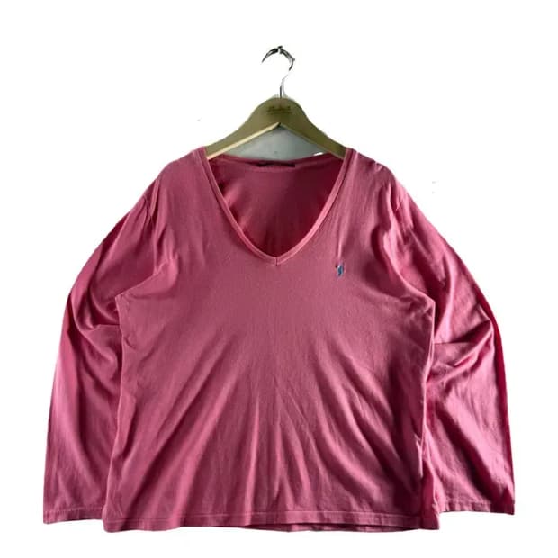 A1974 폴로 스포츠 크롭 긴팔 티 [ SIZE:M ]