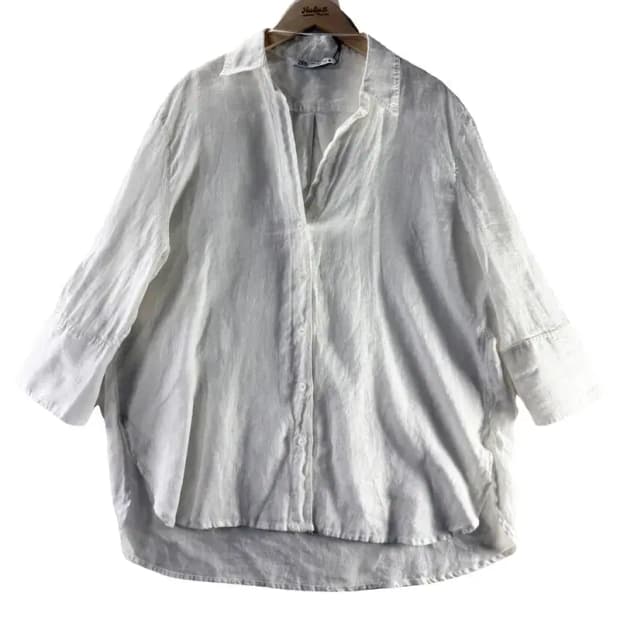 A2311 [ ZARA ] 새상품 자라 블라우스 [ SIZE: S ]