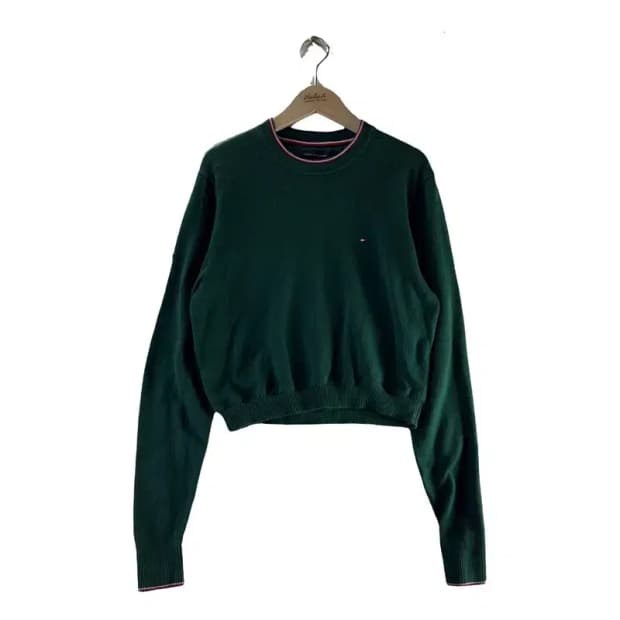 A2384 타미힐피거 크롭 니트 [ SIZE: XS ]