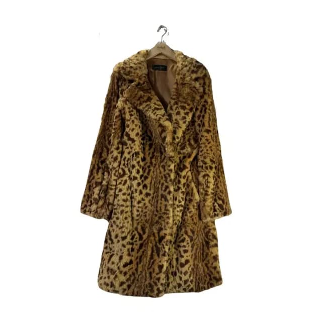 A2612 CORNERSUITE 호피 토끼털 코트 [ SIZE: 160]