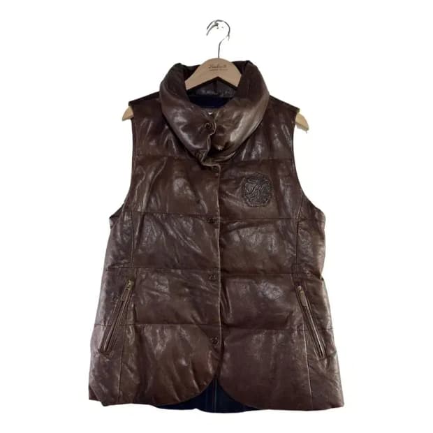 A2688 빈폴 가죽 패딩 조끼 [ SIZE: 95 ]