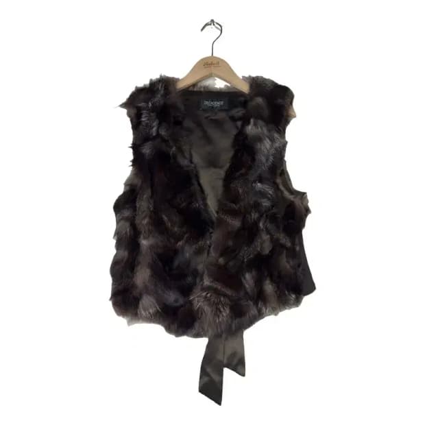 A2758 [ VISITINNEWYORK ]  여우털조끼 165