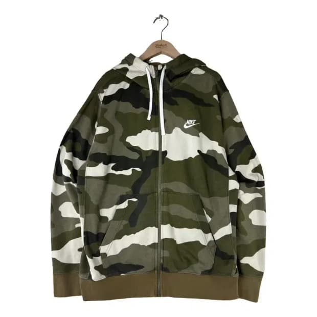 A2830 [NIKE] 나이키 카모 후드 집업