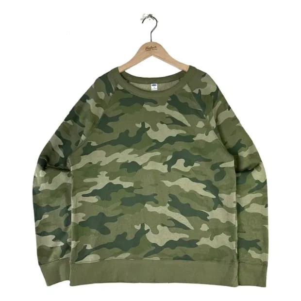A2976 새상품 올드네이비 카모 맨투맨 M