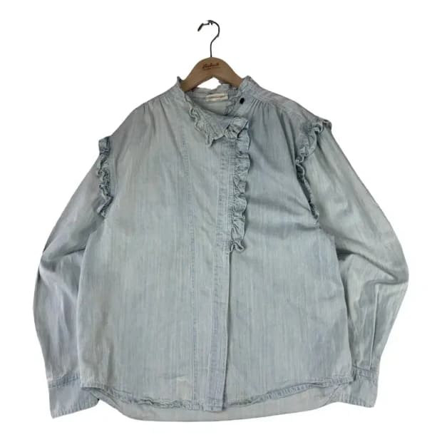 A2988 이자벨마랑 데님 블라우스 34