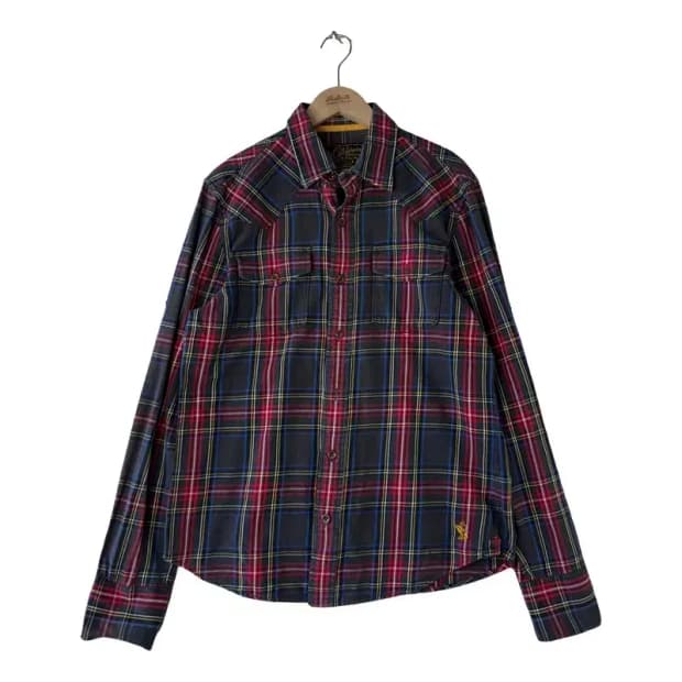 A3076 [WHOAU] 후아유 체크 셔츠 L