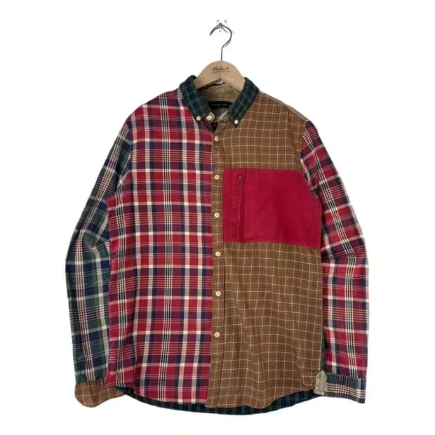 A3016 빈폴 배색 셔츠 100