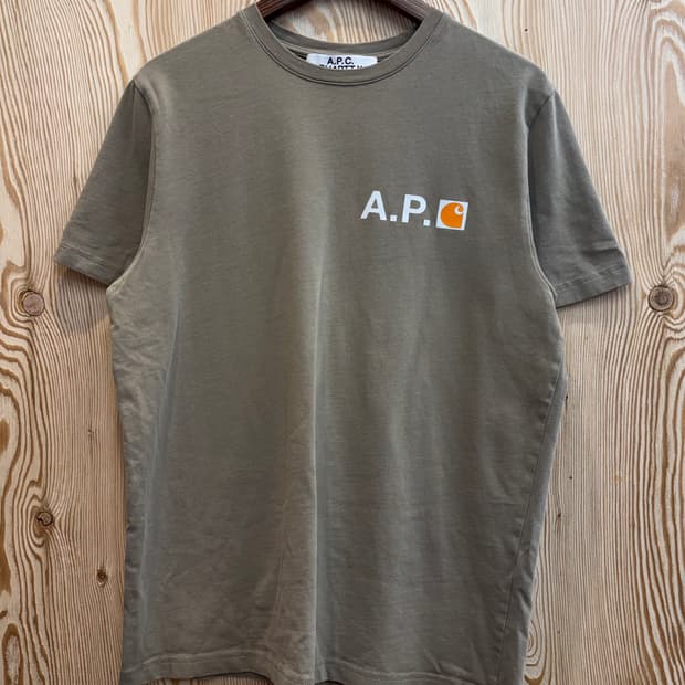 칼하트wip X 아페쎄 파이어 티셔츠