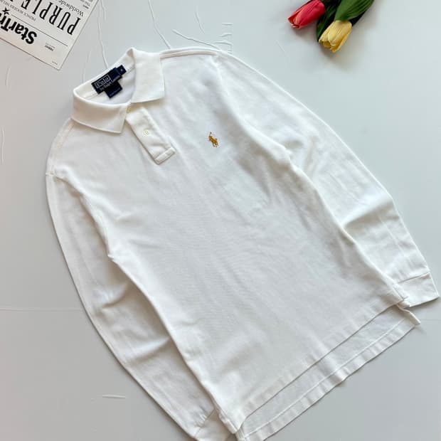 Polo 폴로랄프로렌 화이트 카라티