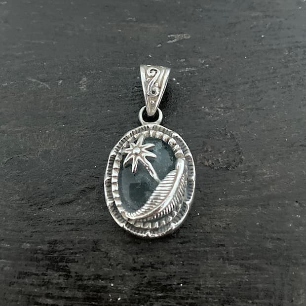 chalcedony 925silver pendant