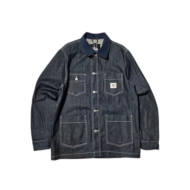 스투시 데님 워크자켓 초어자켓 L