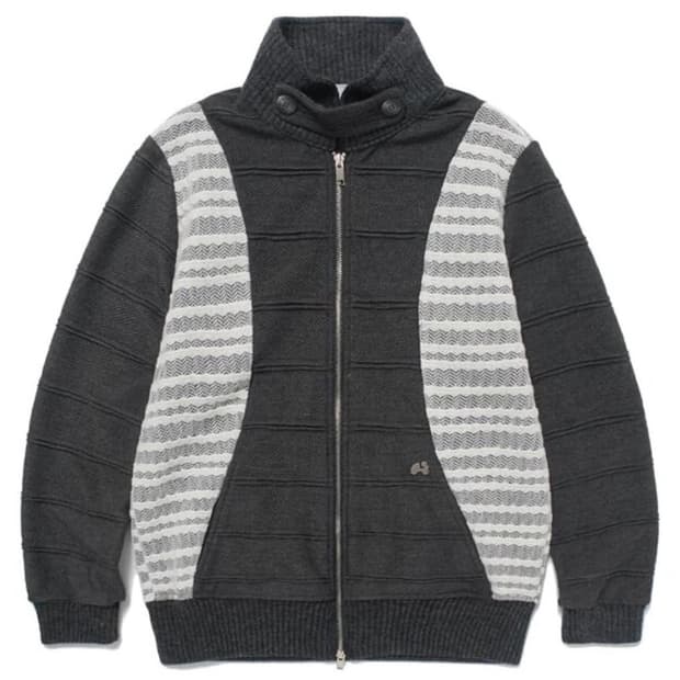 허그유어스킨 차콜 집업