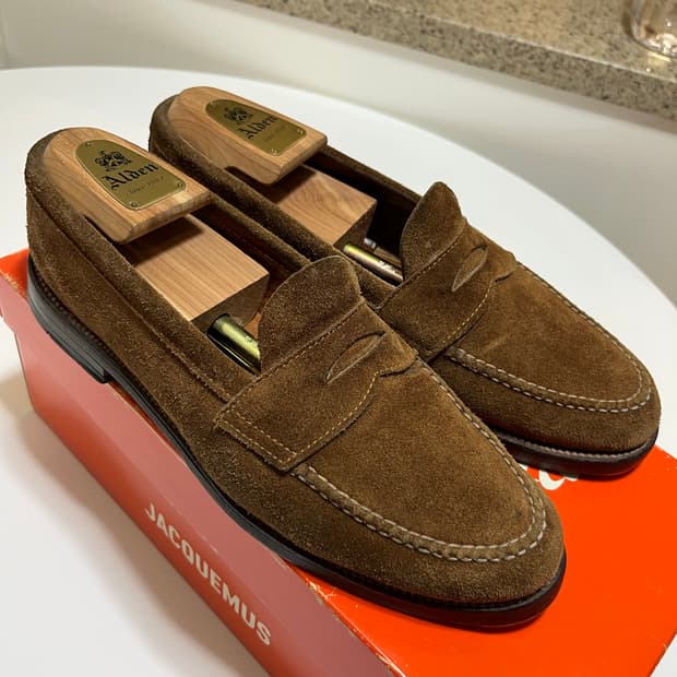 알든 6243 스너프 스웨이드 로퍼 9 C/E