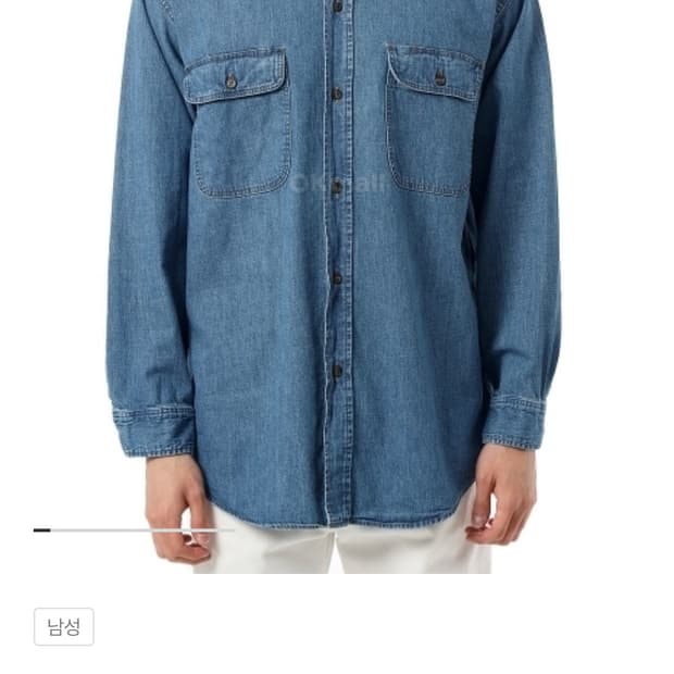 오어슬로우 데님 워크 오버 셔츠 4사이즈 (105-110)