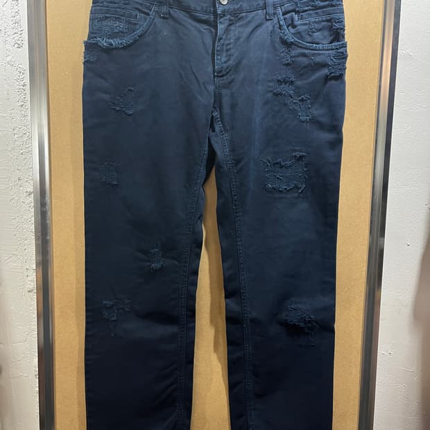 돌체앤 가바나 데미지 데님팬츠