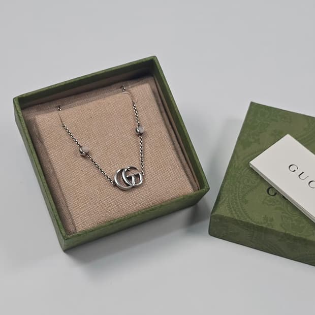 구찌 더블 G 플라워 팔찌