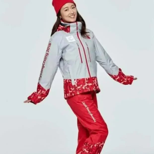 노스페이스 평창 2018 스키복 상하의 세트 M(95)/L(85)