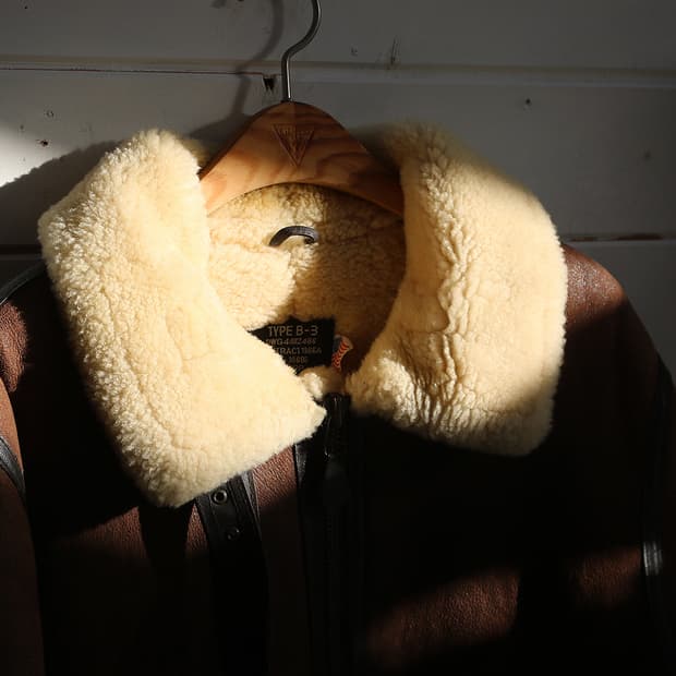 (착용컷) U.S.A.A.F. B-3 무스탕 (남성용 103)