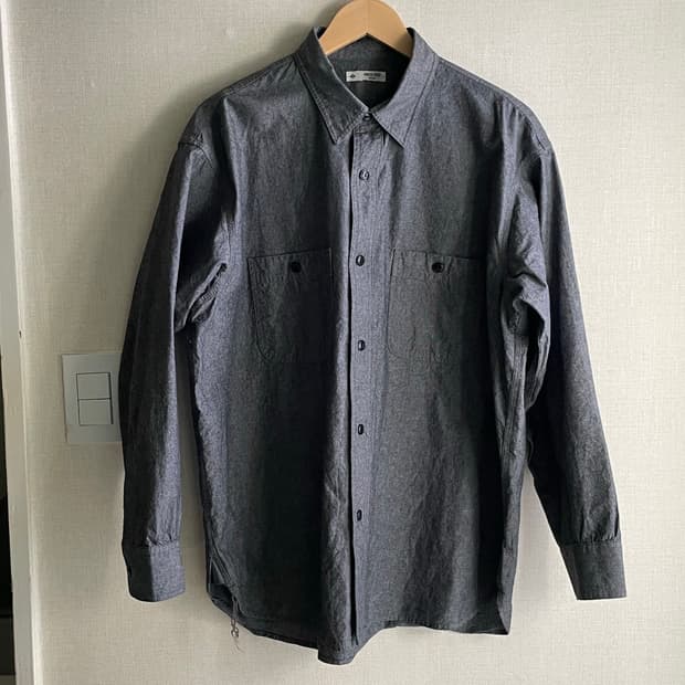 저널스탠다드 Relume HOUSE HOLD 블랙 샴브레이 셔츠 100