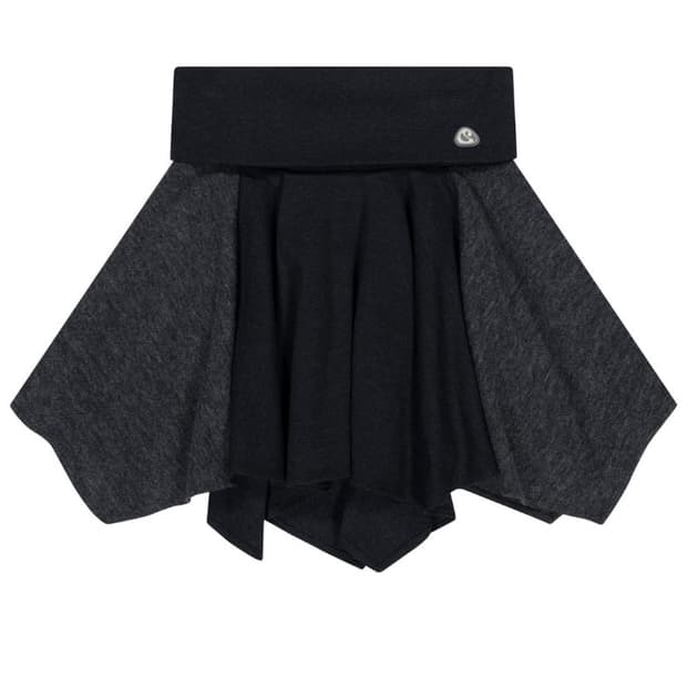 코이세이오 폴딩 언발란스 스커트 차콜