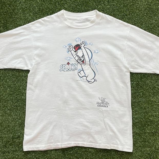 90s 빈티지 꼬마유령 캐스퍼 반팔티