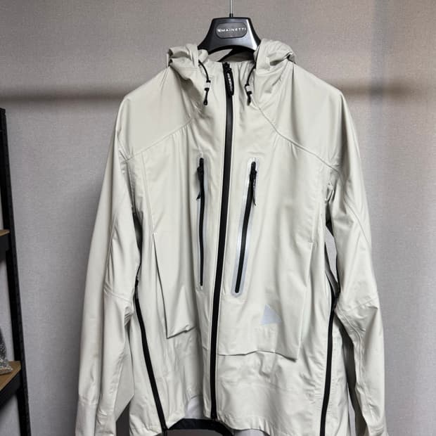 [XL]앤드원더 퍼텍스 쉴드 레인자켓 라이트그레이